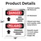 Signmission Safety Culture Sign, 18 in Width, Vinyl Decal, Rectangle, Bilingual OS-2PACK-DS-D-1824-VS-1448 - alternate 6